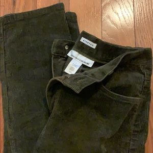 Vintage dark green corduroy pants